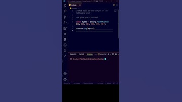 What will be the output of the following code? Javascript String Method | FromCharCode String Method