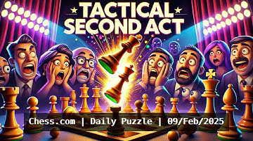 Chess.com Puzzle Solution and Analysis with Funny Conversations | Tactical Second Act