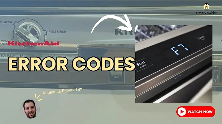 KitchenAid Dishwasher Errors? DON'T Call Repair! (Save $300+ Today)