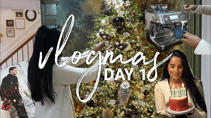 VLOGMAS DAY 1 | Decorating The Last Christmas Tree + a sweet surprise