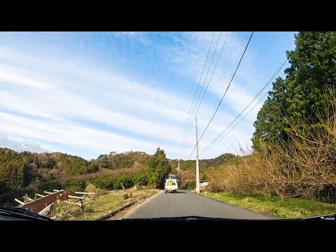 【車載動画/4k60fps】和歌山県田辺市下三栖・上万呂~上秋津~県道29号~高雄・湊小泉~田辺駅前
