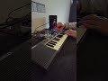 Casiotone MT-55+Flute//Clockwork 🍊 Delay//Keeley Aurora+Hall #ambient #nostalgia #casio #shorts