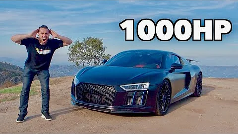 1000HP TWIN TURBO AUDI R8 REVIEW! *INSANE*