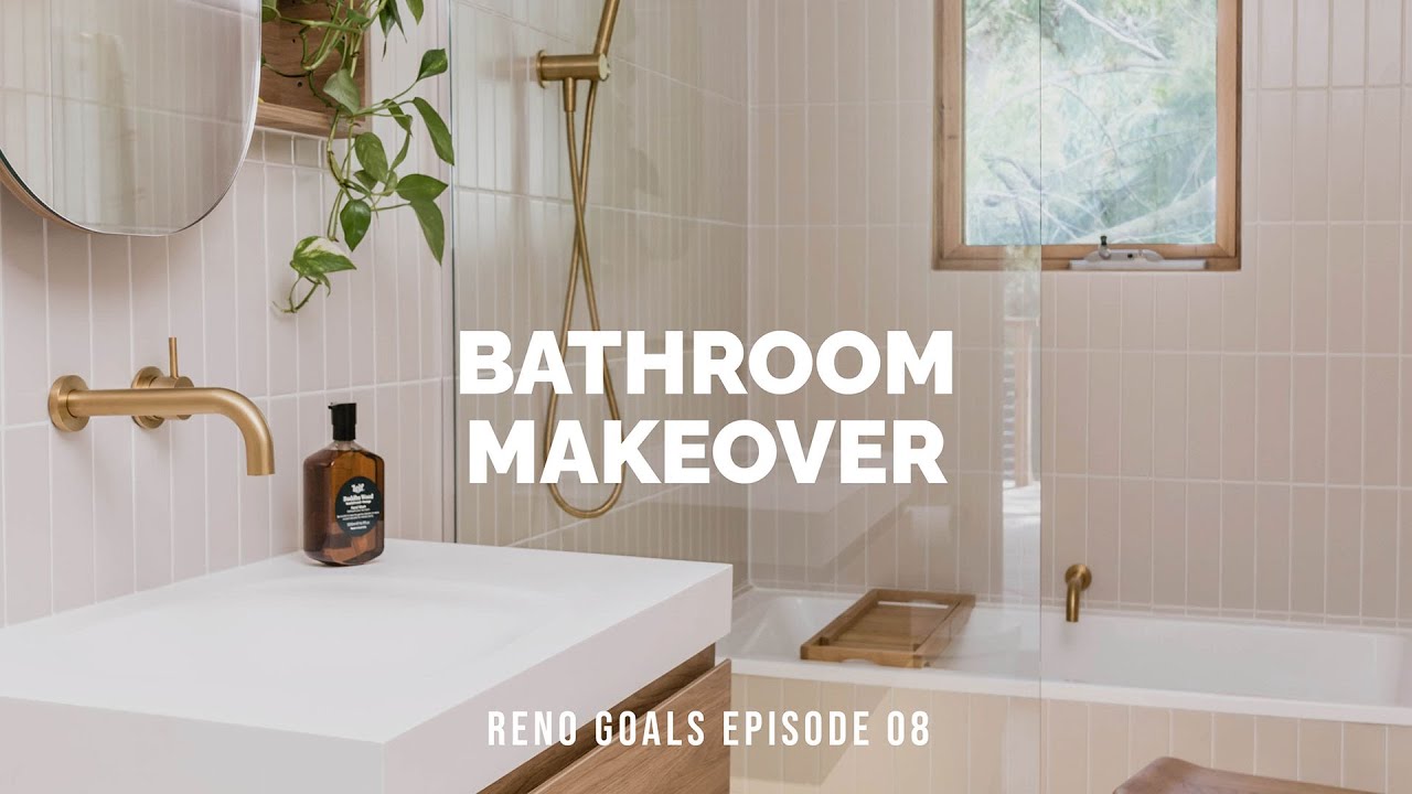 Luxury Bathroom Makeover! Bathroom Design & Renovation Ideas for maximising a narrow small bathr