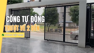 Cổng Trượt 2 Cánh Tự Động - Trượt Về 2 Bên, Cổng Tự Động Quảng Trị | ✅ Funas - Đà Nẵng