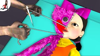 Kissy Missy and Doll vs Granny ► funny horror animation granny moments