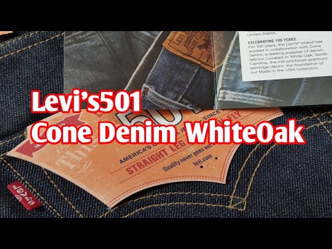 Levi's501-1995 Cone Denim White Oak Made In USA - YouTube