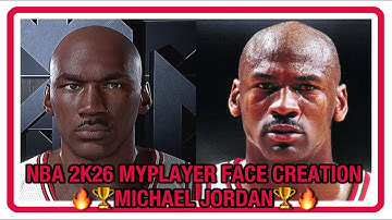 🏆 NBA 2K26 MyPlayer Face Creation Guide Michael Jordan ~ Xbox Series X PS5 🏆