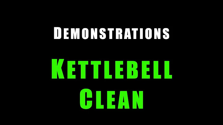 Kettlebell Clean Demonstration