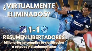 Empate con sabor a eliminación| Millonarios VS Bolívar | Copa Libertadores 2024 (1-1)