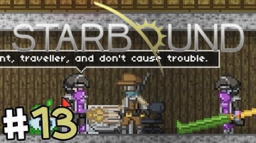 RUN AWAY FROM THE APES!  - Starbound Beta Gameplay #13 (Let
