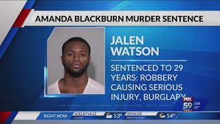 Man sentenced in Amanda Blackburn case