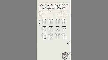 One chord per day 227/365: A#Add9 (A# major add 9) #guitar #guitarlesson #guitartutorial #music