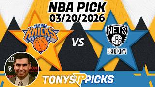 New York Knicks vs Brooklyn Nets Pick 3/20/26 NBA Pick Prediction