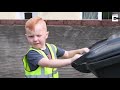 Young Boy Wants To Becomes Bin Man Young Boy Wants To Becomes Bin Man