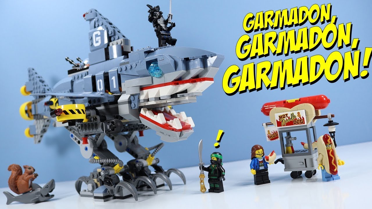 LEGO Movie Garmadon, GARMADON! Shark Mech Toys R Us - YouTube