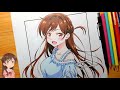 Mizuhara Chizuru drawing - [ Kanojo Okarishimasu / Rent a Girlfriend ]