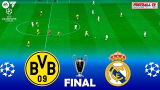 Borussia Dortmund vs Real Madrid | Final UEFA Champions League 2024 | EA FC 24 Gameplay | UCL
