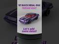 '87 Buick Regal GNX detailing Hot Wheels Treasure Hunt #hotwheels#hotwheelscustom#diecastcars#buick