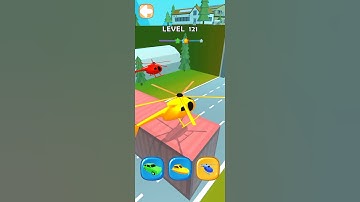 Shape Transform & Shifting All level Android iOS game 🎯🎮 #game #car #runner #shape #bike #shorts