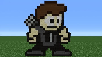Minecraft Tutorial: How To Make Hawk Eye (8-Bit)