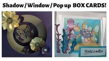 Free Play Friday / Shadow Window Pop Up BOX CARD DIY