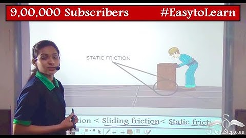 Static, Sliding and Rolling Friction | Class 6 | CBSE | NCERT | ICSE