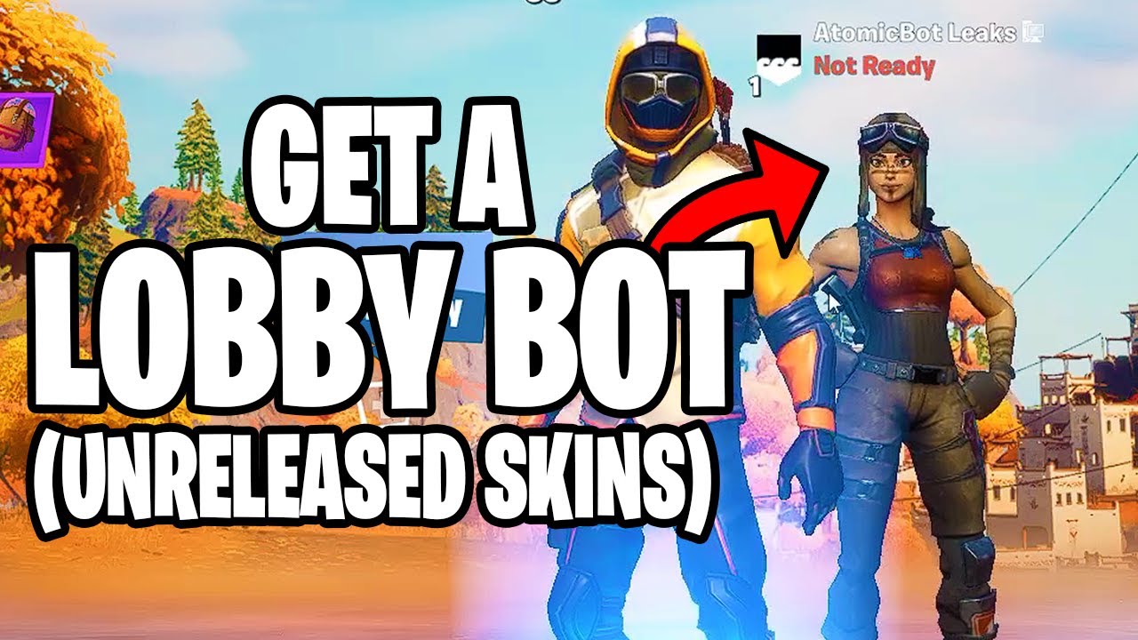 HOW TO GET A *LOBBY BOT* IN FORTNITE! (EVERY SKIN AND EMOTE) (WORKING ...