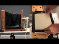 how to create a Lens support and how to convert a film holder into a wet plate holder