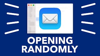 How to Fix Apple Mail opening randomly || Tutorial for Gmail users