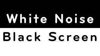 White Noise Black Screen - Sleep, Relax, Study - 10 Hours