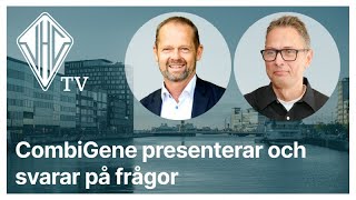 CombiGene presenterar och svarar på frågor