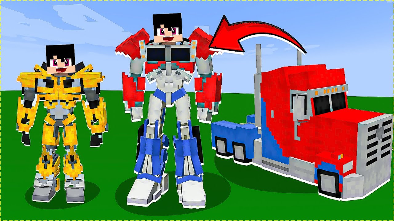 Evolving As A TRANSFORMERS In Minecraft !!