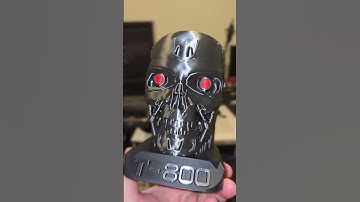 Terminator Skull – Looks Like Metal! | #3dprinting  #terminator