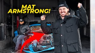 MAT ARMSTRONG BOUGHT OUR CRASHED AUDI R8 V10 PLUS!