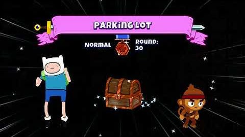 [4K] Bloons Adventure Time TD - Lumpy Space : Parking Lot (Normal)