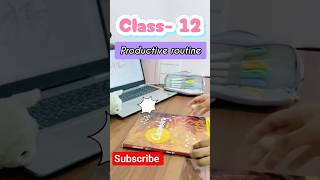 A Productive Day in Class 12 |Study Vlog 📚 #shorts#study vlogs#class12#aesthetic study