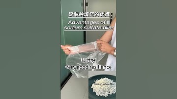 transparent filler sodium sulfate#filler  #hdpe  #ldpe  #plasticbag  #pp  #lldpe