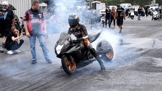 Jeremy Teasley runs 6.64 @ 219MPH riding DME Racing's Pro Street Turbo GSXR 1000