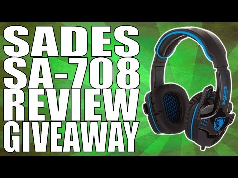 Sades Sa-708 Gaming Headset Review + Mic Test And Giveaway (CLOSED)