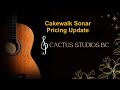 Cakewalk sonar pricing update