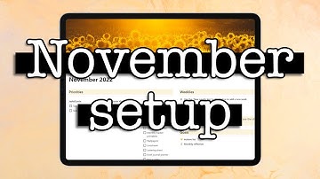 November digital bullet journal setup 💜 Sunflowers theme