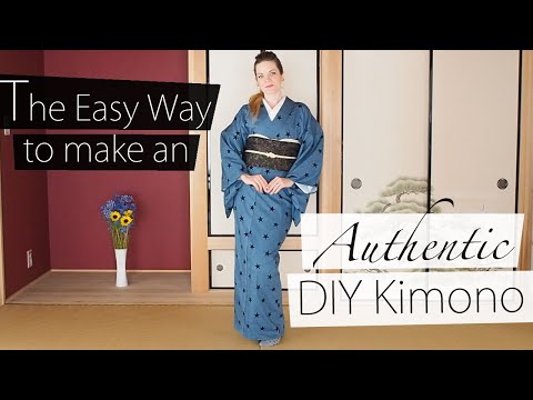 How to Make an *Authentic* Kimono - The Easy Way