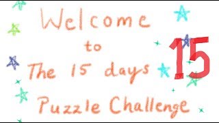 15 days puzzle challenge | Day 15