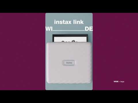Imprimante instax Link WIDE | tutoriel