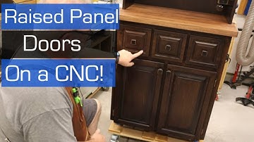Hoe u verhoogde paneelkastdeuren maakt op een Onefinity CNC-machine