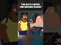 The guys chose the wrong flight#familyguy#