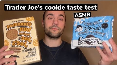 Trader Joe’s cookie taste test (ASMR)