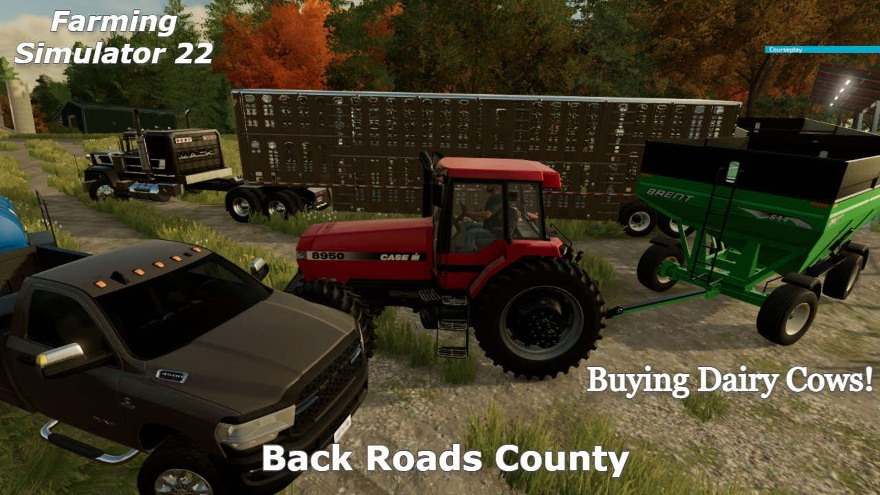 Farming Simulator 22 | Back Roads County | Buying Dairy Cows! | FS22 ...