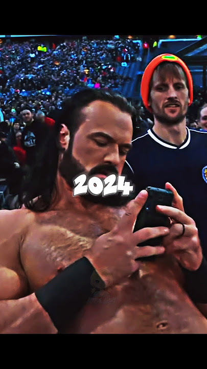 Drew McIntyre never changes lol 😂 .... WrestleMania 40 vs 41 #wwe #drewmcintyre #wrestlemania #fyp